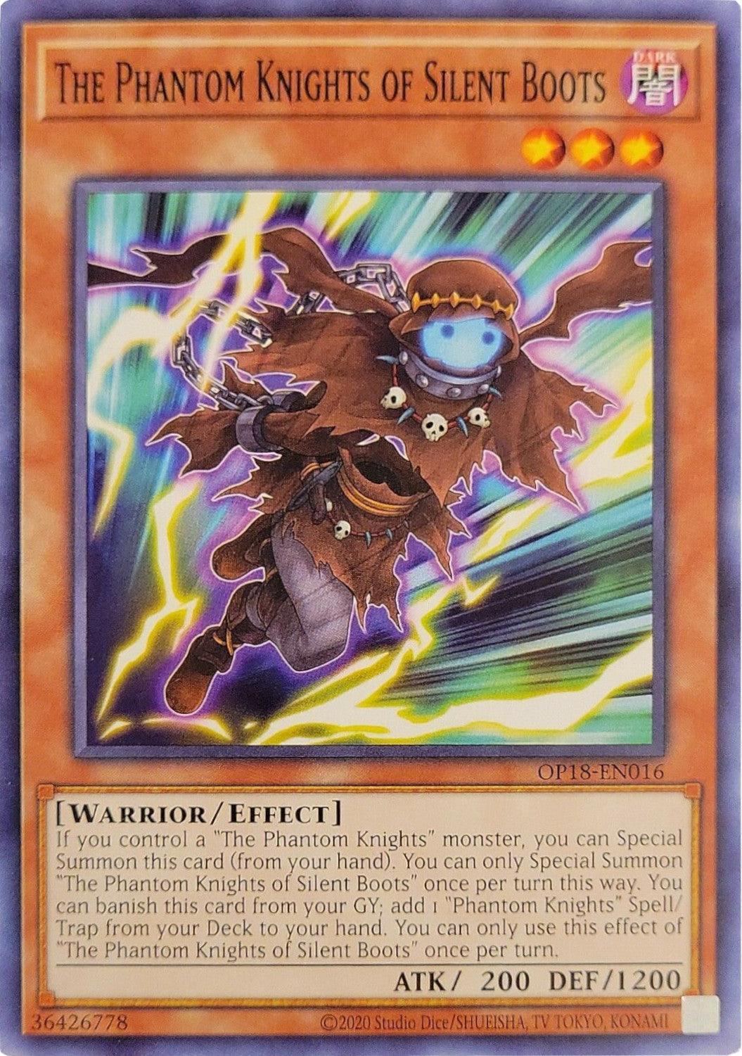 Common, Dark, Effect Monster, OTS Tournament Pack 18, Unlimited, Warrior The Phantom Knights of Silent Boots [OP18-EN016] Common - Trading Card World
