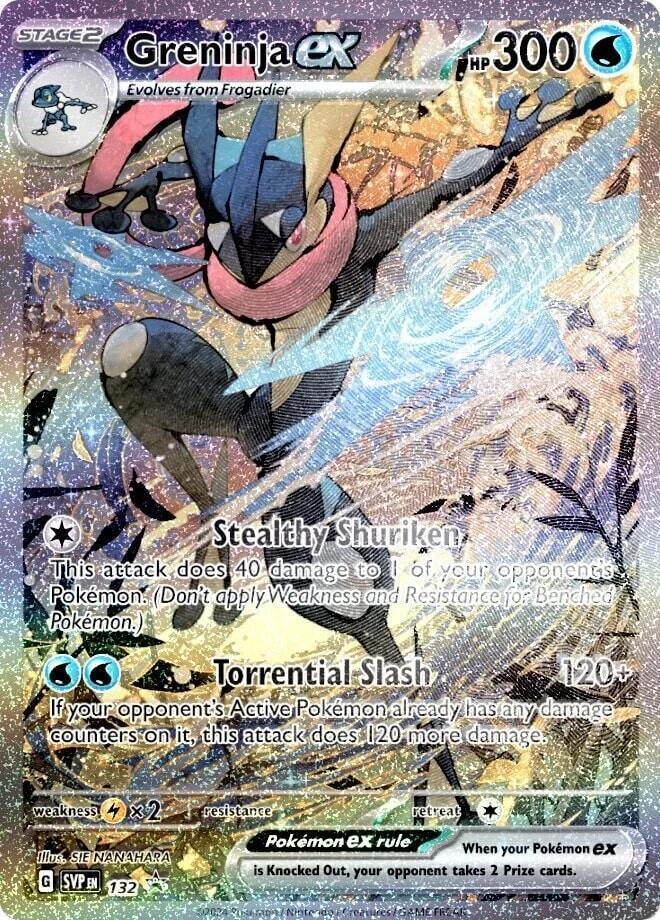 Scarlet & Violet: Black Star Promos Greninja ex (132) [Scarlet & Violet: Black Star Promos] - Trading Card World