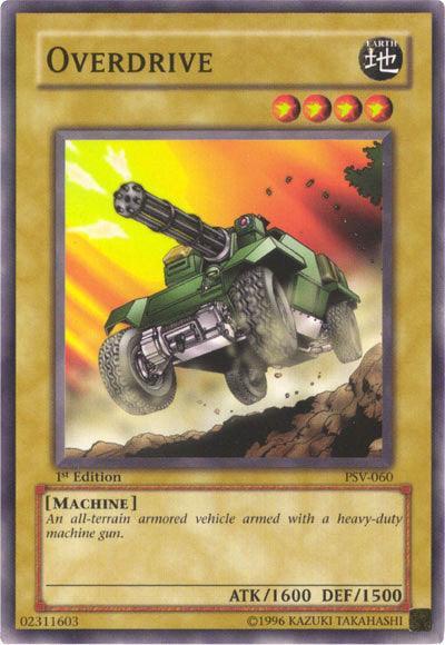 1st Edition, Common, Earth, Machine, Normal Monster, Pharaoh's Servant, Unlimited Overdrive [PSV-060] Common - Trading Card World