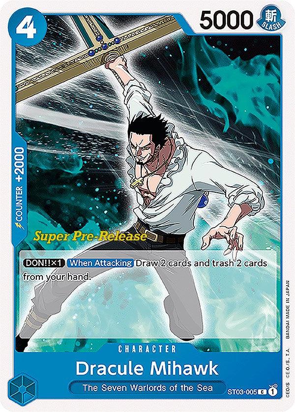 Character, Common, Starter Decks, Super Pre-Release Starter Deck: The Seven Warlords of the Sea, The Seven Warlords of the Sea Dracule Mihawk [Super Pre-Release Starter Deck: The Seven Warlords of the Sea] - Trading Card World