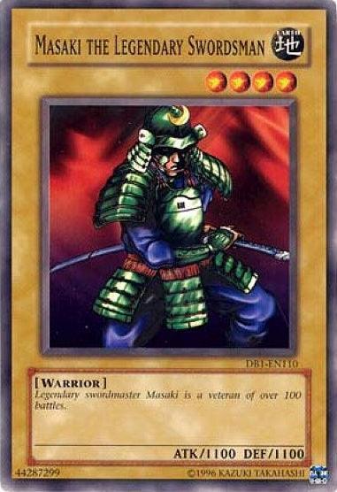 Common, Dark Beginning 1, Earth, Normal Monster, Unlimited, Warrior Masaki the Legendary Swordsman [DB1-EN110] Common - Trading Card World