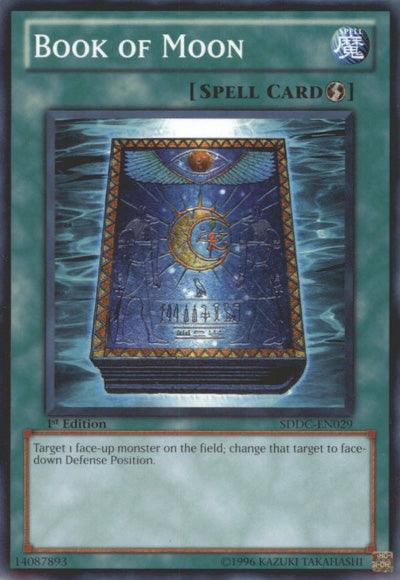 1st Edition, Common, Quick Play Spell, Spell, Structure Deck: Dragons Collide, Unlimited Book of Moon [SDDC-EN029] Common - Trading Card World