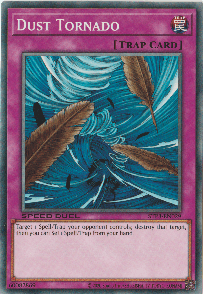 Common, Normal Trap, Speed Duel: Tournament Pack 3, Trap, Unlimited Dust Tornado [STP3-EN029] Common - Trading Card World
