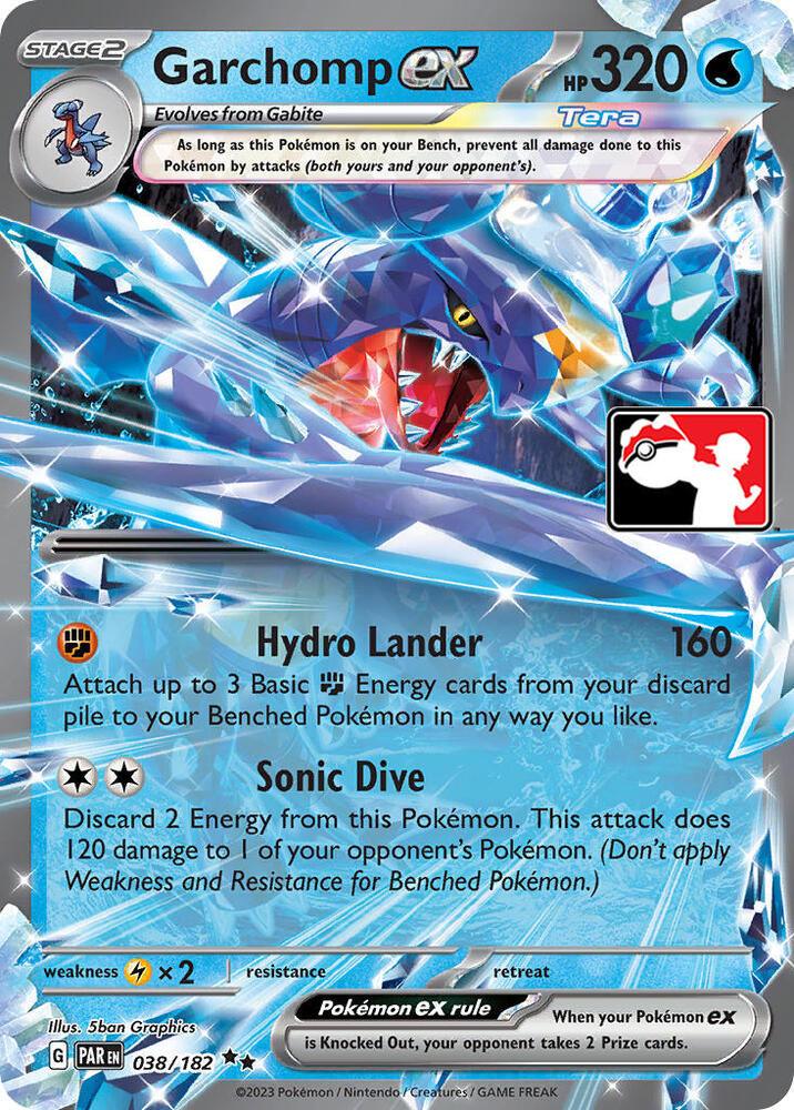 Prize Pack Series Five Garchomp ex (038/182) [Prize Pack Series Five] - Trading Card World
