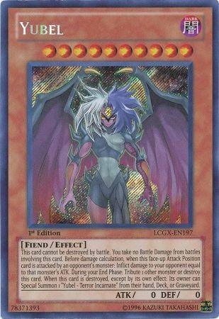 1st Edition, Dark, Effect Monster, Fiend, Legendary Collection 2, Secret Rare, Unlimited Yubel [LCGX-EN197] Secret Rare - Trading Card World