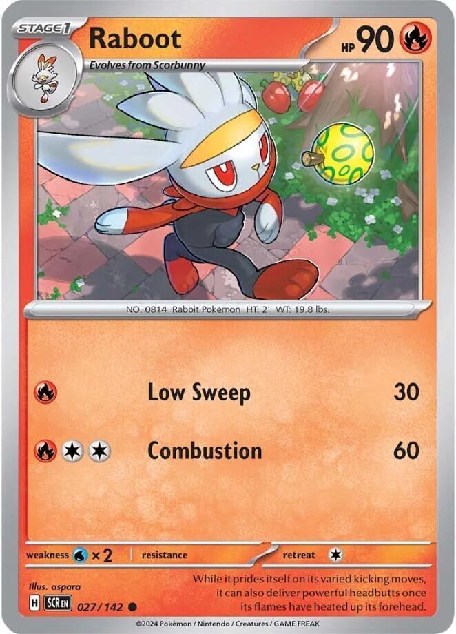 Scarlet & Violet: Stellar Crown Raboot (027/142) [Scarlet & Violet: Stellar Crown] - Trading Card World