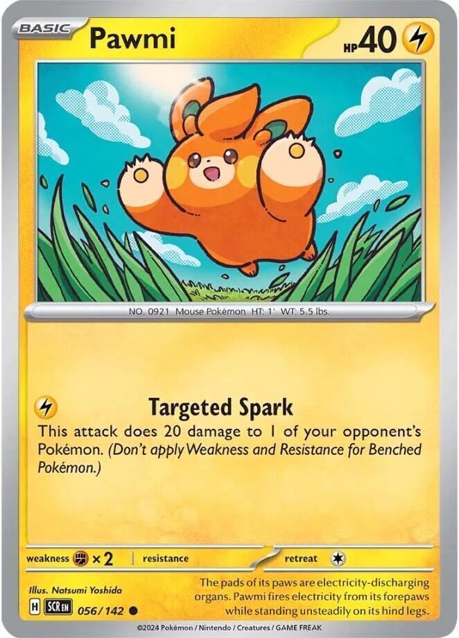 Scarlet & Violet: Stellar Crown Pawmi (056/142) [Scarlet & Violet: Stellar Crown] - Trading Card World