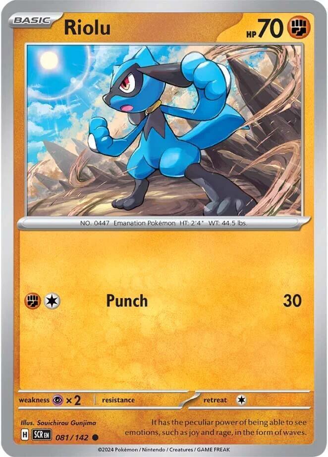Scarlet & Violet: Stellar Crown Riolu (081/142) [Scarlet & Violet: Stellar Crown] - Trading Card World