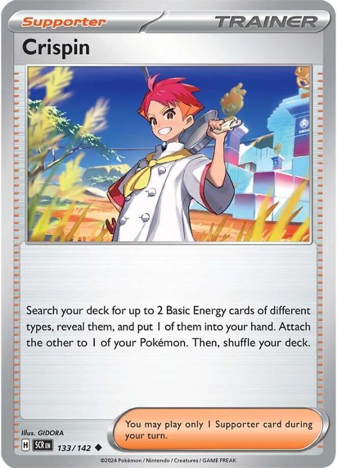 Scarlet & Violet: Stellar Crown Crispin (133/142) [Scarlet & Violet: Stellar Crown] - Trading Card World