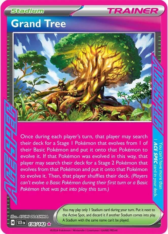 Scarlet & Violet: Stellar Crown Grand Tree (136/142) [Scarlet & Violet: Stellar Crown] - Trading Card World