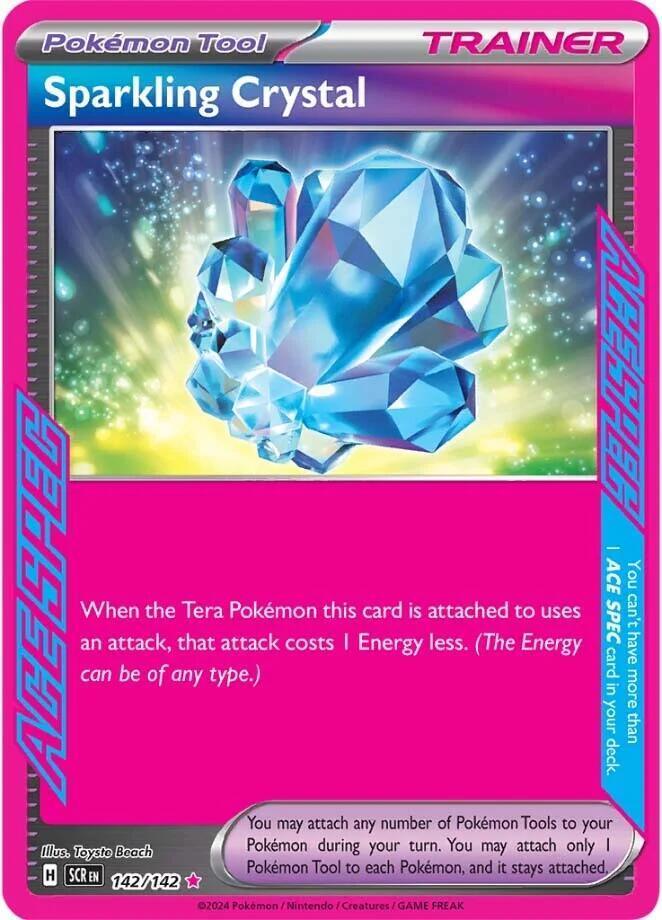 142, Scarlet & Violet: Stellar Crown Sparkling Crystal (142/142) [Scarlet & Violet: Stellar Crown] - Trading Card World