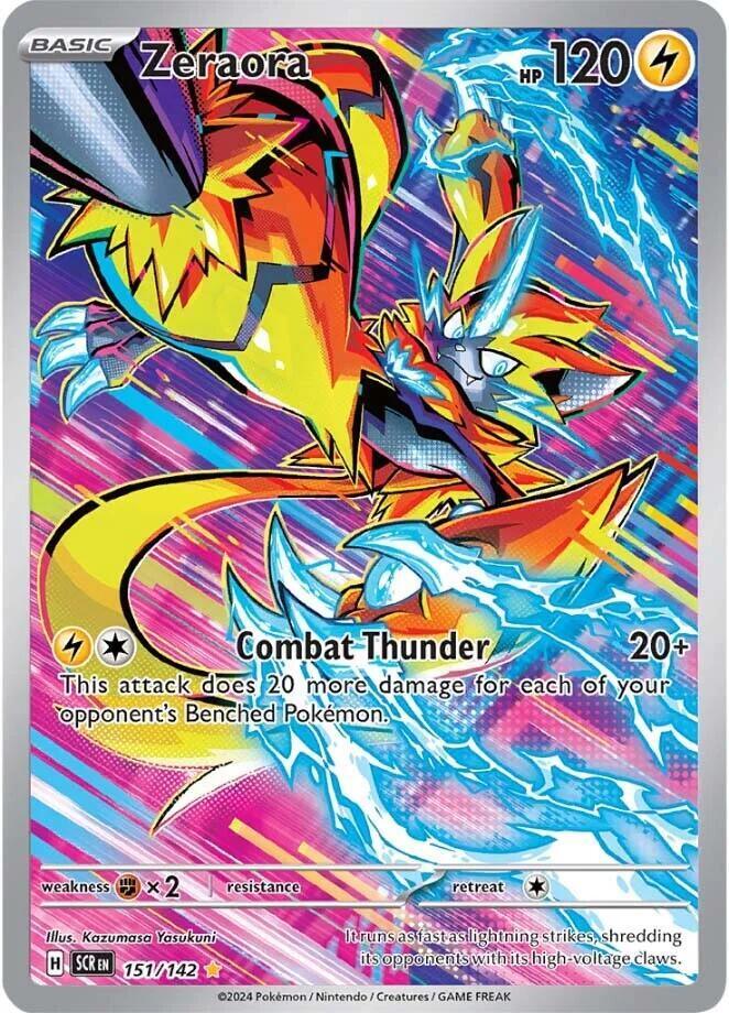 151, Scarlet & Violet: Stellar Crown Zeraora (151/142) [Scarlet & Violet: Stellar Crown] - Trading Card World