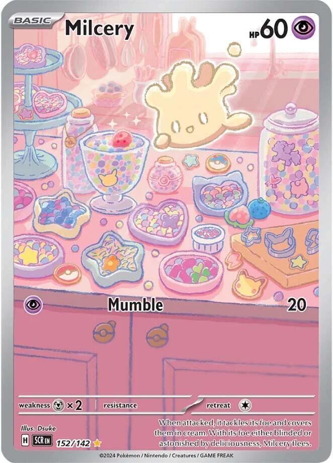 152, Scarlet & Violet: Stellar Crown Milcery (152/142) [Scarlet & Violet: Stellar Crown] - Trading Card World