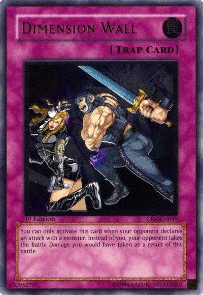1st Edition, Cybernetic Revolution, Normal Trap, Trap, Ultimate Rare, Unlimited Dimension Wall [CRV-EN059] Ultimate Rare - Trading Card World