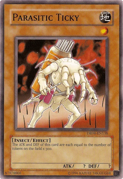 Common, Dark Revelation Volume 4, Earth, Effect Monster, Insect, Unlimited Parasitic Ticky [DR04-EN138] Common - Trading Card World