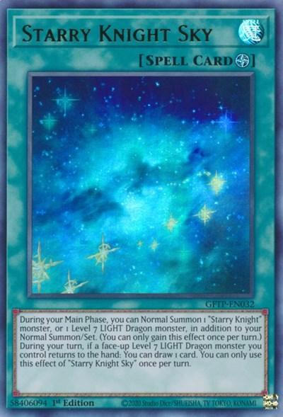 1st Edition, Field Spell, Ghosts from the Past, Spell, Ultra Rare Starry Knight Sky [GFTP-EN032] Ultra Rare - Trading Card World