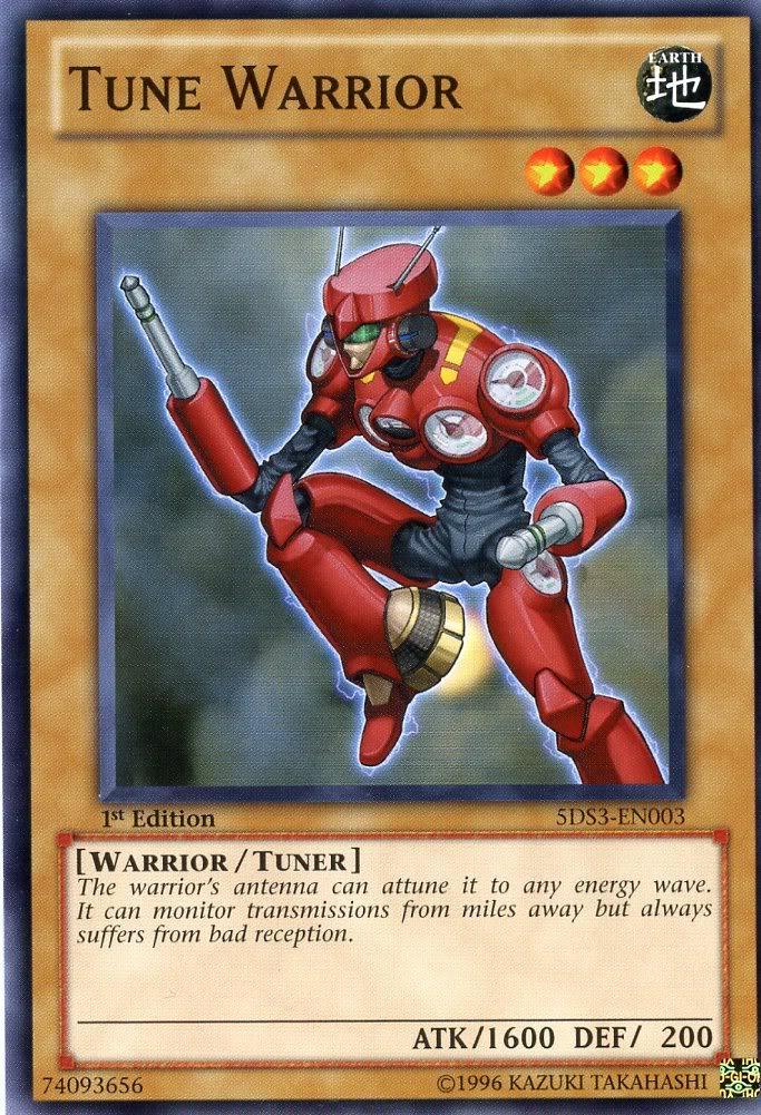 1st Edition, Common, Earth, Starter Deck: Duelist Toolbox, Tuner Monster, Warrior Tune Warrior [5DS3-EN003] Common - Trading Card World