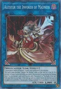 1st Edition, Collector's Rare, Dark, Genesis Impact, Link/Effect Monster, Spellcaster Aleister the Invoker of Madness (CR) [GEIM-EN053] Collector's Rare - Trading Card World