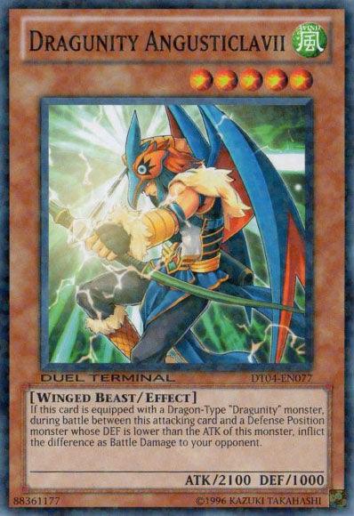 Common, Duel Terminal 4, Effect Monster, Limited, Wind, Winged Beast Dragunity Angusticlavii [DT04-EN077] Common - Trading Card World