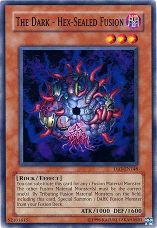 Common, Dark, Dark Revelation Volume 3, Effect Monster, Rock, Unlimited The Dark - Hex-Sealed Fusion [DR3-EN148] Common - Trading Card World