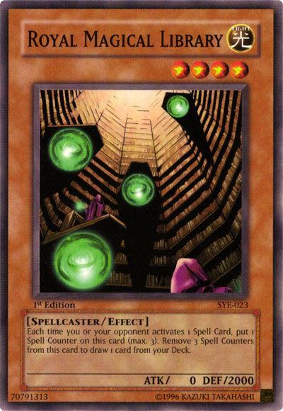 1st Edition, Common, Effect Monster, Light, Spellcaster, Starter Deck: Yugi Evolution, Unlimited Royal Magical Library [SYE-023] Common - Trading Card World