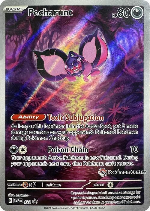 Scarlet & Violet: Black Star Promos Pecharunt (129) (Pokemon Center Exclusive) [Scarlet & Violet: Black Star Promos] - Trading Card World