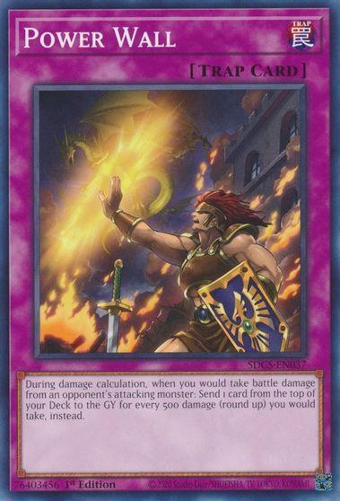 1st Edition, Common, Cyber Strike, Normal Trap, Trap, Unlimited Power Wall [SDCS-EN037] Common - Trading Card World