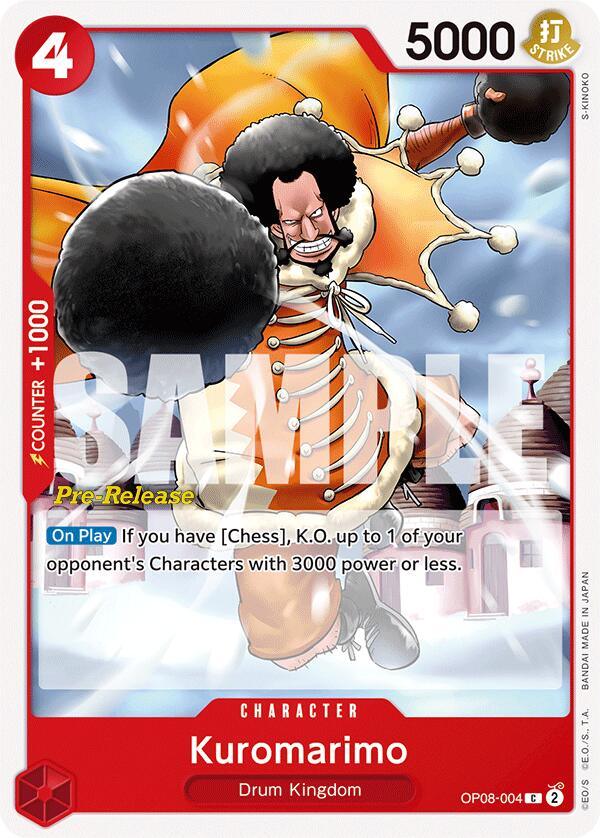 Character, Common, Drum Kingdom, Two Legends, Two Legends Pre-Release Cards Kuromarimo [Two Legends Pre-Release Cards] - Trading Card World