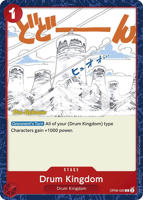 Common, Drum Kingdom, Stage, Two Legends, Two Legends Pre-Release Cards Drum Kingdom [Two Legends Pre-Release Cards] - Trading Card World