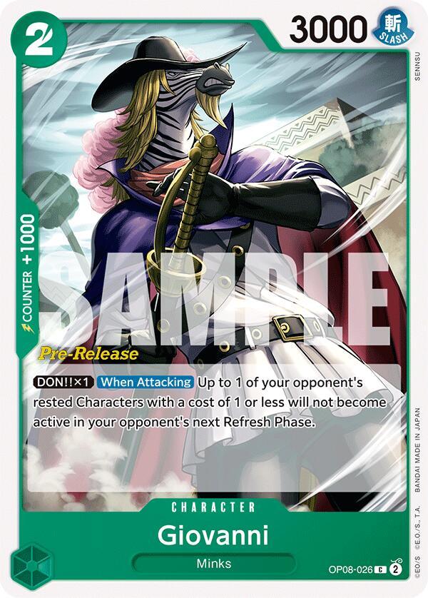 Character, Common, Minks, Two Legends, Two Legends Pre-Release Cards Giovanni [Two Legends Pre-Release Cards] - Trading Card World
