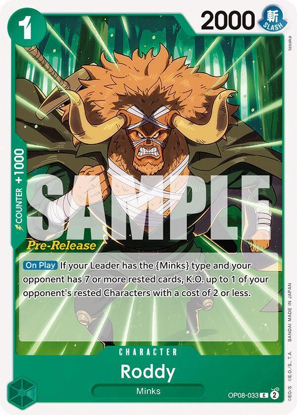 Character, Common, Minks, Two Legends, Two Legends Pre-Release Cards Roddy [Two Legends Pre-Release Cards] - Trading Card World