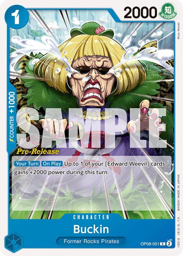 Character, Common, Former Rocks Pirates, Two Legends, Two Legends Pre-Release Cards Buckin [Two Legends Pre-Release Cards] - Trading Card World