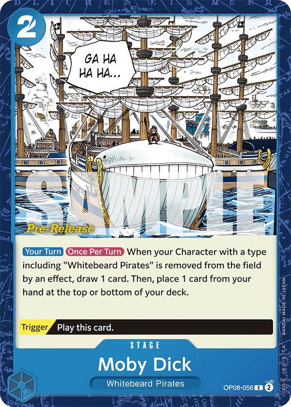Common, Stage, Two Legends, Two Legends Pre-Release Cards, Whitebeard Pirates Moby Dick [Two Legends Pre-Release Cards] - Trading Card World