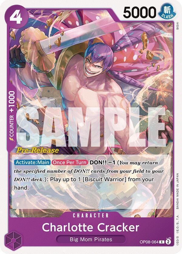 Big Mom Pirates, Character, Common, Two Legends, Two Legends Pre-Release Cards Charlotte Cracker [Two Legends Pre-Release Cards] - Trading Card World