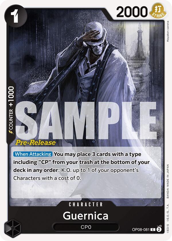 Character, Common, CP0, Two Legends, Two Legends Pre-Release Cards Guernica [Two Legends Pre-Release Cards] - Trading Card World