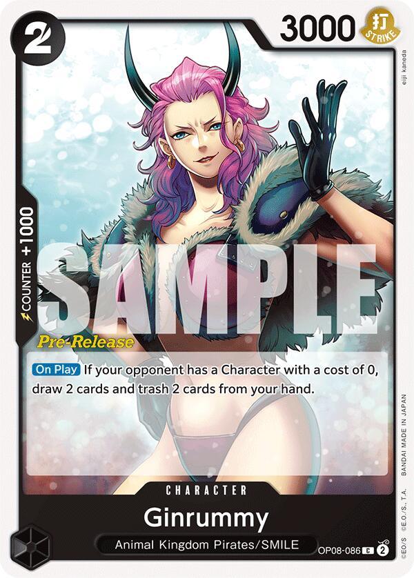 Animal Kingdom Pirates, Character, Common, SMILE, Two Legends, Two Legends Pre-Release Cards Ginrummy [Two Legends Pre-Release Cards] - Trading Card World