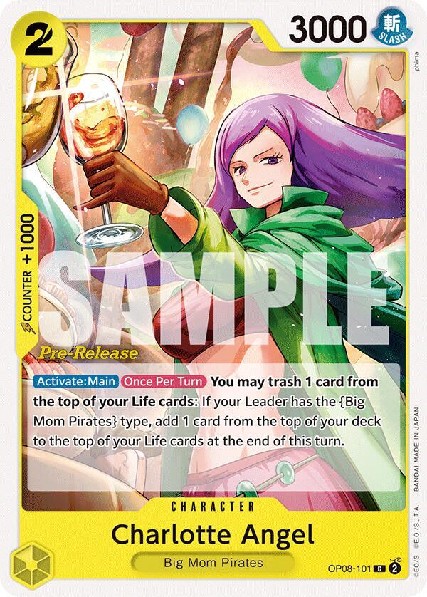 Big Mom Pirates, Character, Common, Two Legends, Two Legends Pre-Release Cards Charlotte Angel [Two Legends Pre-Release Cards] - Trading Card World