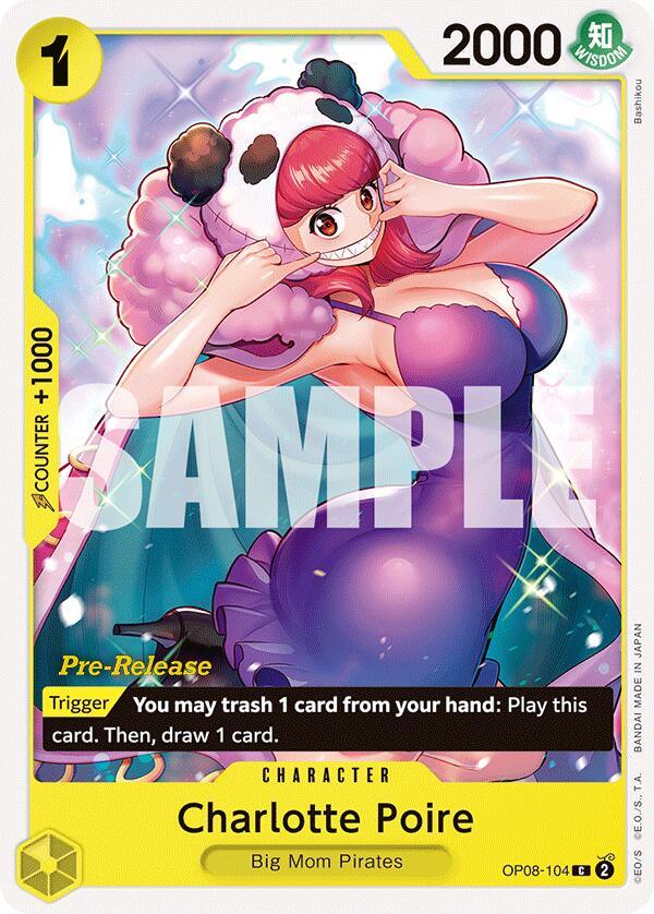 Big Mom Pirates, Character, Common, Two Legends, Two Legends Pre-Release Cards Charlotte Poire [Two Legends Pre-Release Cards] - Trading Card World