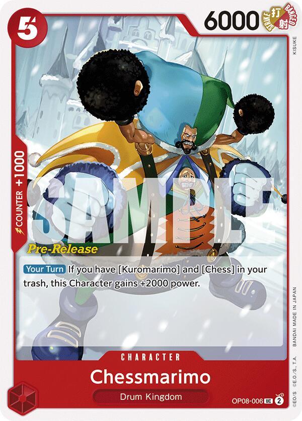 Character, Drum Kingdom, Two Legends, Two Legends Pre-Release Cards, Uncommon Chessmarimo [Two Legends Pre-Release Cards] - Trading Card World