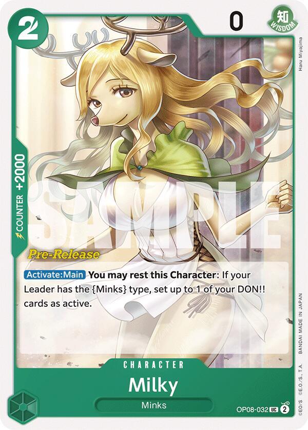Character, Minks, Two Legends, Two Legends Pre-Release Cards, Uncommon Milky [Two Legends Pre-Release Cards] - Trading Card World