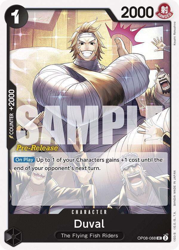 Character, The Flying Fish Riders, Two Legends, Two Legends Pre-Release Cards, Uncommon Duval [Two Legends Pre-Release Cards] - Trading Card World