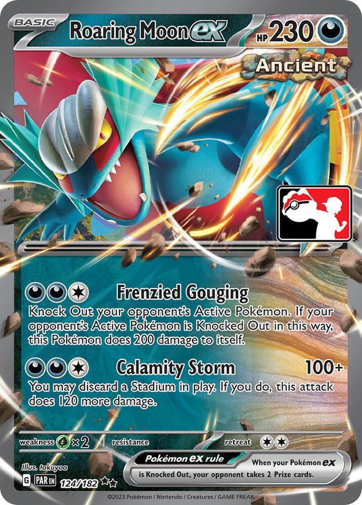 Prize Pack Series Five Roaring Moon ex (124/182) [Prize Pack Series Five] - Trading Card World