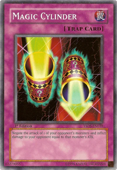 1st Edition, Common, Normal Trap, Starter Deck: Syrus Truesdale, Trap, Unlimited Magic Cylinder [YSDS-EN038] Common - Trading Card World