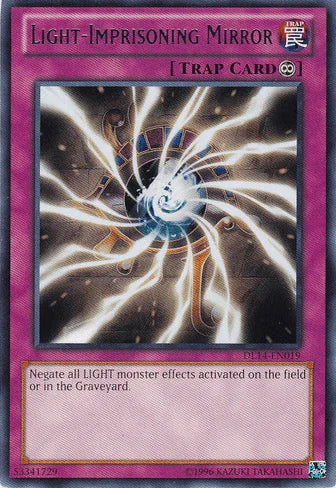 Continuous Trap, Duelist League Promo, Rare, Trap, Unlimited Light-Imprisoning Mirror (Blue) [DL14-EN019] Rare - Trading Card World