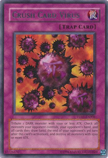 Normal Trap, Rare, Trap, Turbo Pack Booster One Pack, Unlimited Crush Card Virus [TU01-EN006] Rare - Trading Card World