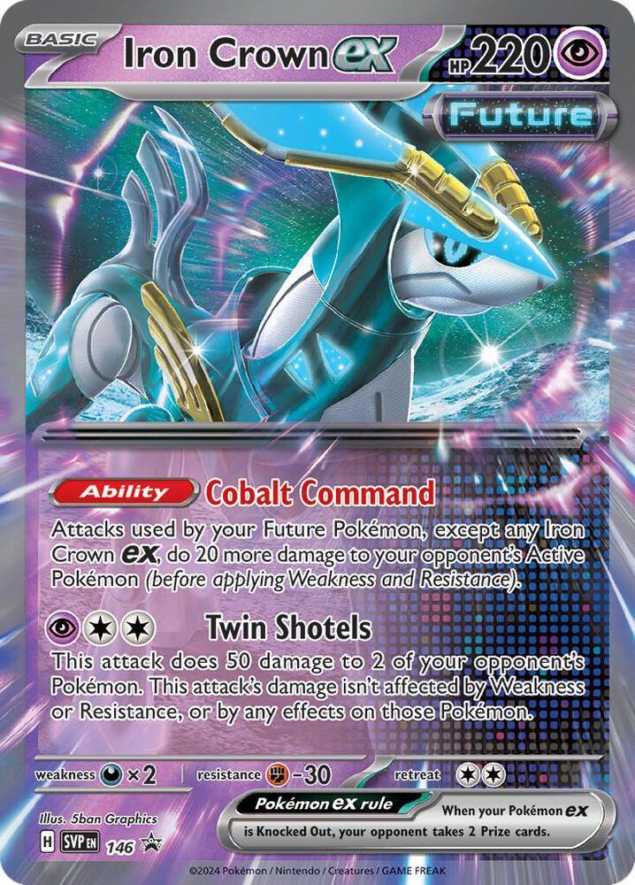 Scarlet & Violet: Black Star Promos Iron Crown ex (146) [Scarlet & Violet: Black Star Promos] - Trading Card World