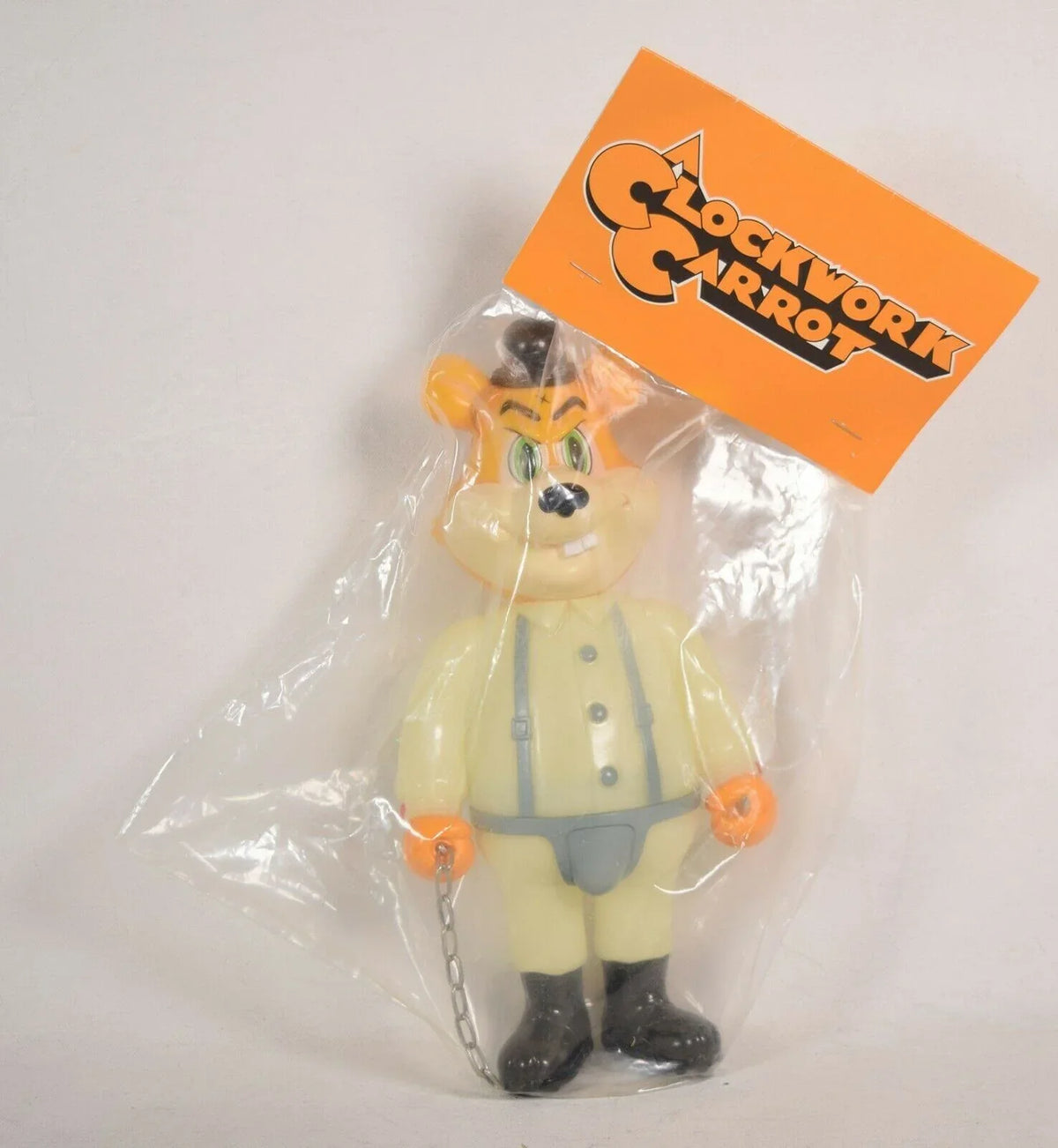 A Clockwork Carrot Dim Glow In Dark Vinyl Toy Blackbook Signed Frank Kozik