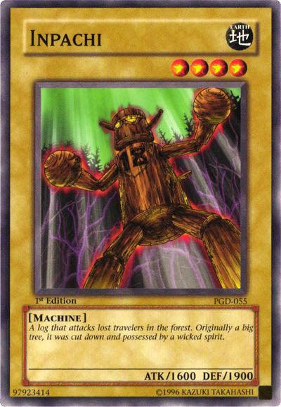 1st Edition, Common, Earth, Machine, Normal Monster, Pharaonic Guardian, Unlimited Inpachi [PGD-055] Common - Trading Card World