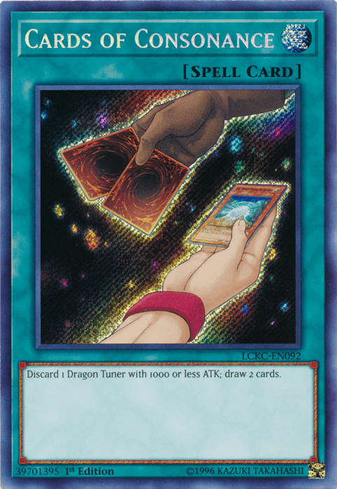 1st Edition, Legendary Collection Kaiba, Normal Spell, Secret Rare, Spell, Unlimited Cards of Consonance [LCKC-EN092] Secret Rare - Trading Card World