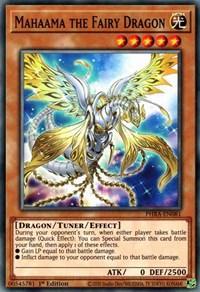 1st Edition, Common, Dragon, Light, Phantom Rage, Tuner/Effect Monster Mahaama the Fairy Dragon [PHRA-EN081] Common - Trading Card World